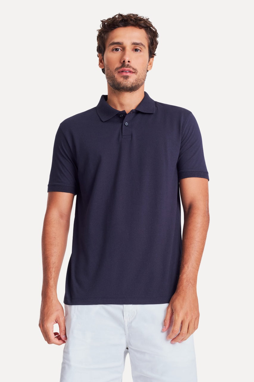 Camisa Polo Simples Basica Masculina