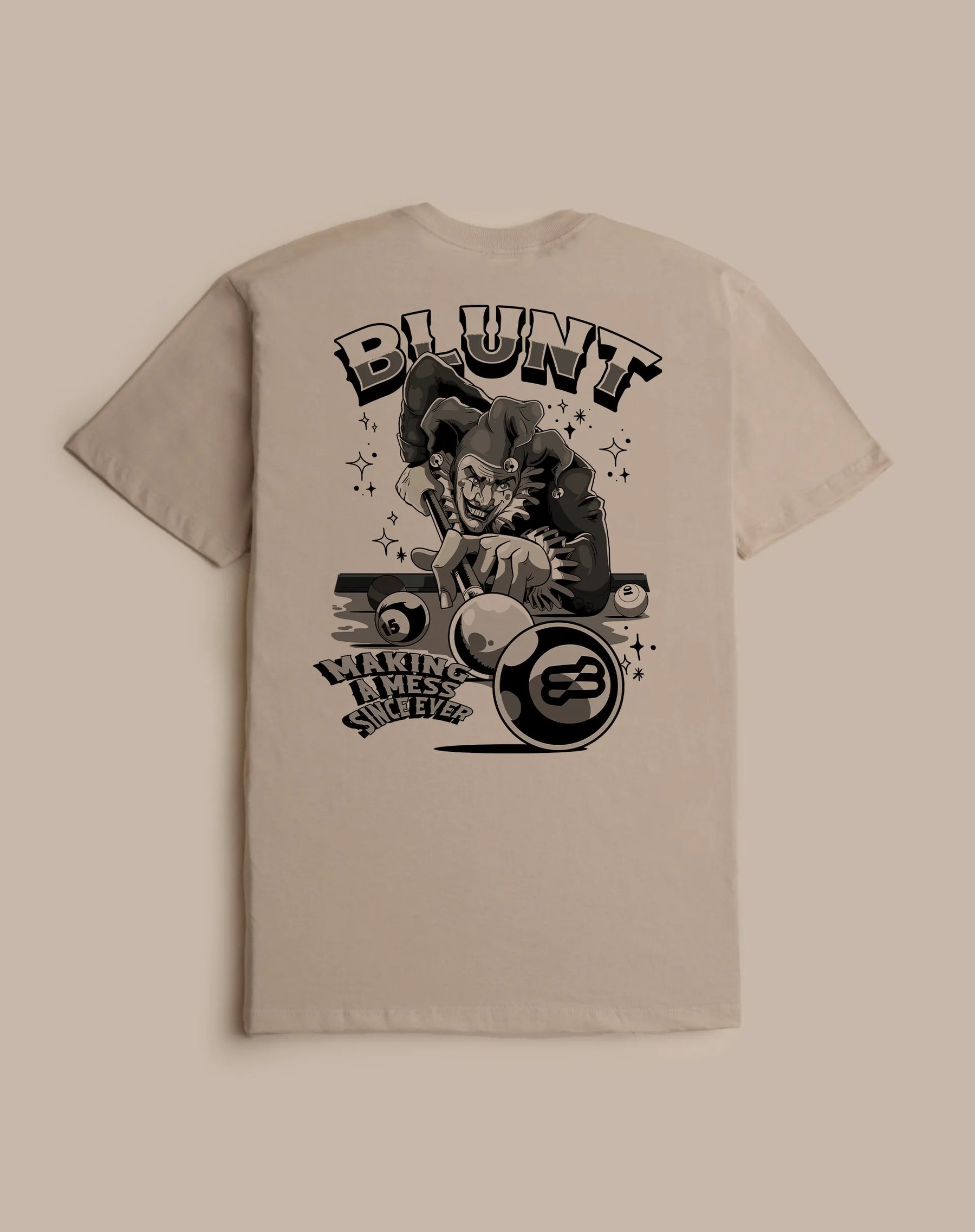 Camiseta Blunt Basica Clown Creme