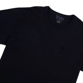 Camiseta Champion Ath Basic c Emb Logo Tst Black