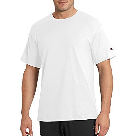 Camiseta Champion Ath Basic c Emb Logo Tst Off White