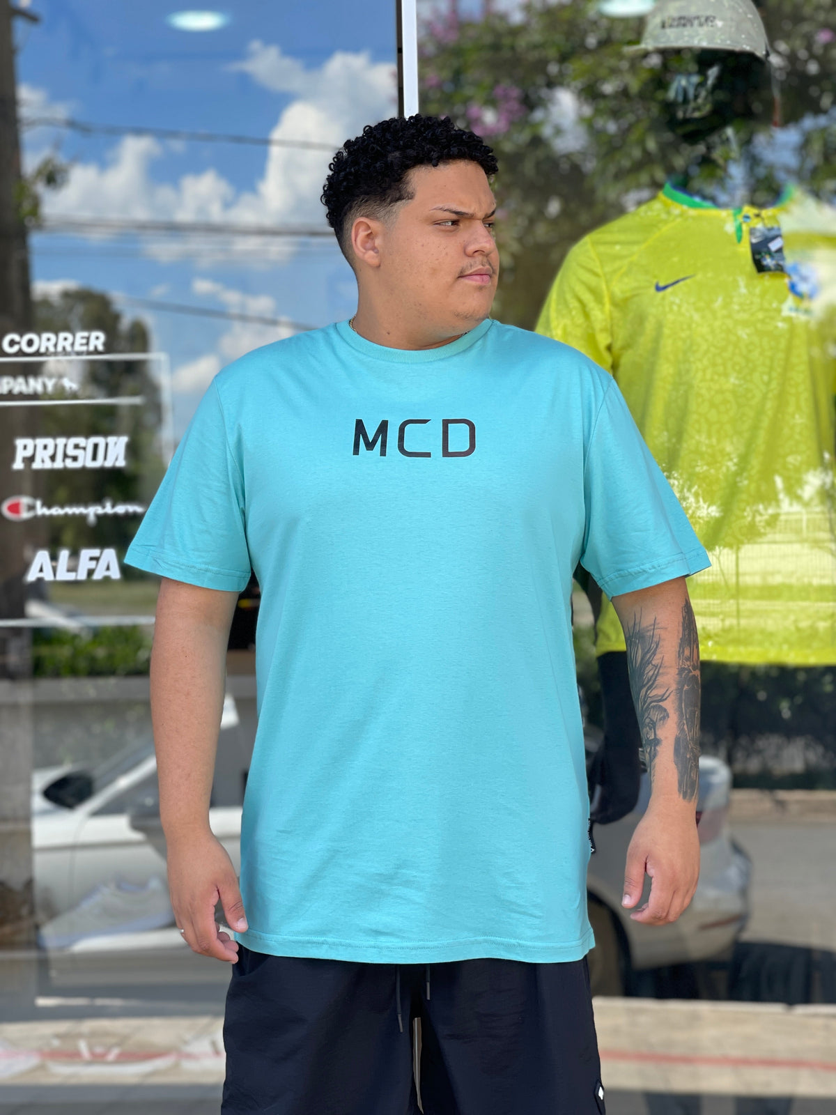 CAMISETA MCD TSHIRT REGULAR TERMO AZUL